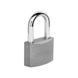  Candados 63mm S5 Hierro GanchoLargo 2llaves Hermex 43802 13.559322 Candado de Hierro Arco Largo 63mm Seguridad 5, 2 llaves trad