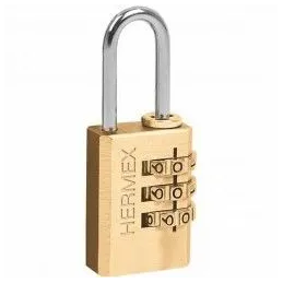  Candados de Combinacion 28mm S3 3Digitos Hermex 43347 13.559322 Candado de Combinacion 28mm Seguridad 3, 3 combinaciones person