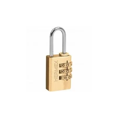  Candados de Combinacion 28mm S3 3Digitos Hermex 43347 13.559322 Candado de Combinacion 28mm Seguridad 3, 3 combinaciones person