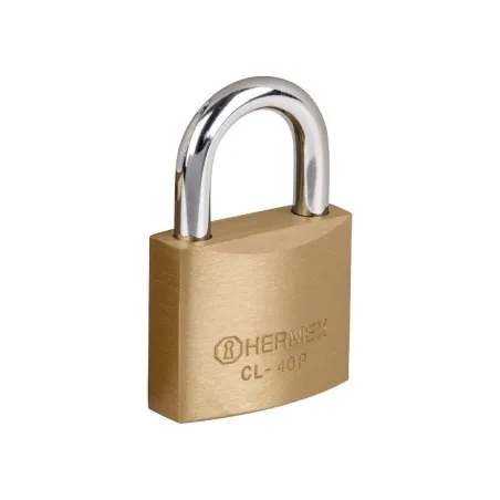  Candados 40mm S4 2llaves Hermex 23515 10.508475 Candado Pulido Basico 40mm Seguridad 4, Incluyen 2 llaves Tradicional, CL-40P 2