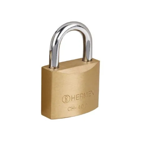  Candados 40mm S2 Hierro 2llaves Hermex 23518 3.559322 Candado de Hierro 40mm Seguridad 2, 2 llaves tradicional, CH-40P 23518 He