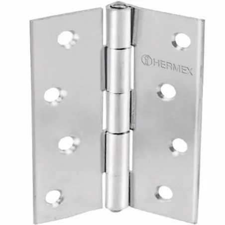  Bisagras Rectangular 4" x2-3/4" Acero Pulido CMbola 1.6mm Hermex 43191 2.118644 Bisagra rectangular de acero pulido 4" x 2 3/4"