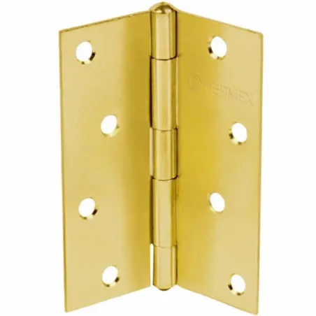  Bisagras Rectangular 1-1/2" x1-3/16" Acero Dorado CMbola 1.1mm Hermex 43193 0.677966 Bisagra rectangular de acero dorado 1 1/2"