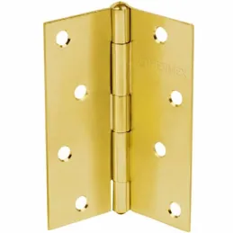  Bisagras Rectangular 1" x7/8" Acero Dorado CMbola 1mm Hermex 43192 0.508475 Bisagra rectangular de acero dorado 1" x 7/8" Cabez