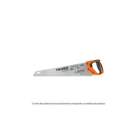  Serrucho Rapid 22" 55cm DDP7 TripleFilo, Mango Comfort grip, Truper 101870 21.186441 Serrucho Rapid 22" 55cm DDP7 TripleFilo, M