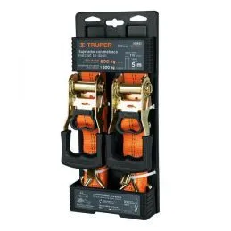  Sujetadores c/matraca 1500kg L5mx38mm 2Piezas, Truper 101831 52.542373 Sujetadores c/matraca 1500kg L5mx38mm 2Piezas, Truper 10