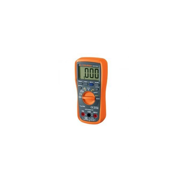  Multitester Digital MUT-60A True RMS 10A APO diodo continuidad y transistor 9V, Truper 100362 107.627119 Multitester Digital MU
