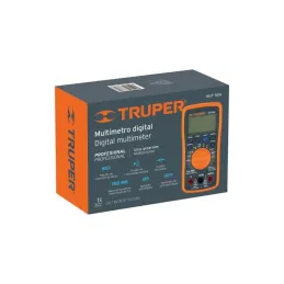  Multitester Digital MUT-50A True RMS 10A APO diodo continuidad 3AAA, Truper 100361 94.915254 Multitester Digital MUT-50A True R