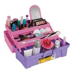  Cajas para Cosmeticos 14" 36x18x18cm 2Bandejas Deslizable Rosa Morado, Pretul 25052 27.118644 Cajas para Cosmeticos 14" 36x18x1