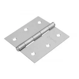  Bisagras cuadrada 3-1/2" Acero Cromo Mate Capuchina Cplana 1.4mm Hermex 23688 2.288136 Bisagra Cuadrada 3 1/2" Capuchina Acero 