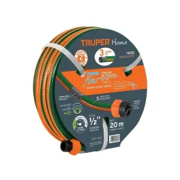  Mangueras 1/2" x15m 3capas Reforzada ConexionesPlasticas Truper 16051 25.423729 Manguera Reforzada 15M 3Capas 1/2" E1.7mm con C