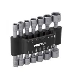  Juegos de 14 Dados para taladro, Pretul 12844 13.050847 Juegos de 14 Dados para taladro, Pretul 12844

Fabricados en acero al c