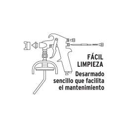  Pistolas de Pinturas Gravedad 400ml LVMP T1mm VB A18-25cm, PIPI-411 Truper 11989 45.762712 Pistolas para pintar Gravedad 0.4L B
