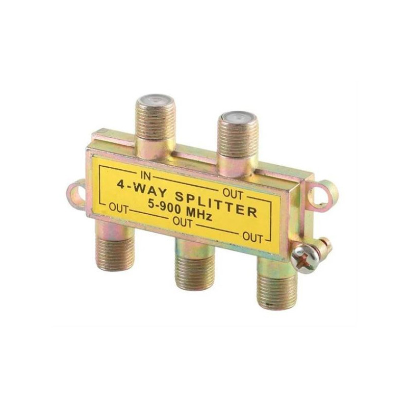  Splitter 4 Salidas 5-900Mhz Metalico x25u Fulgore FU0632 54.237288 Splitter 4 Salidas 5-900Mhz Metalico Fulgore FU0632
Splitter