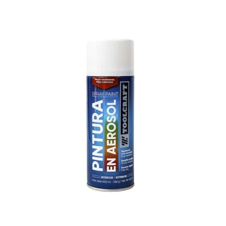  Pintura Spray Blanco Brillante 400ml SecadoRapido Toolcraft TC1642 4.576271 Pintura Spray Blanco Brillante 400ml SecadoRapido T