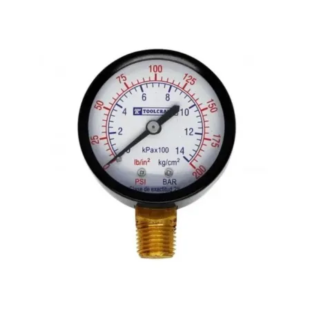  Manometro 0-200 PSI Tanque de Aire y Compresores Toolcraft TC2031 8.728814 Manometro 0-200 PSI Tanque de Aire y Compresores Too