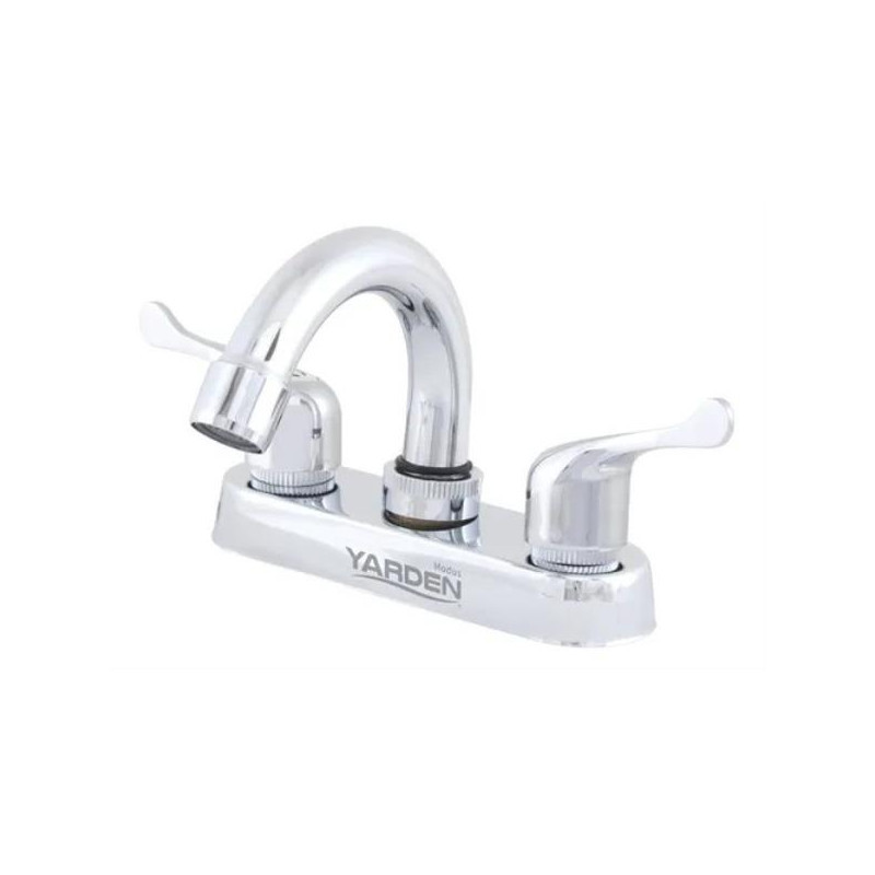  Mezcladora para Lavadero 4" Cuello Curvo Maneral Palanca Yarden YD0006 55.932203 Mezcladora para Lavadero 4" Cuello Curvo Maner