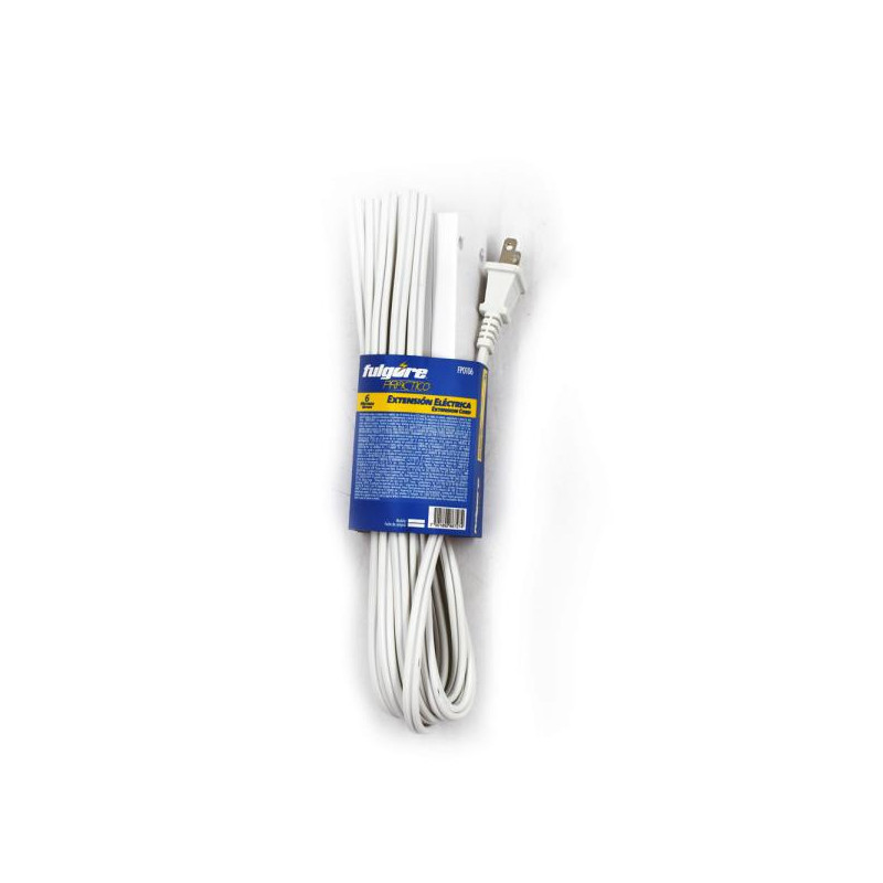  Extension Electrica 6M 15A 3Tomas Uso Domestico Blanco Fulgore FP0106 5.932203 Extension Electrica 6M 15A 3Tomas Uso Domestico 