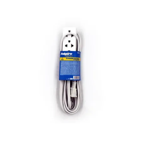  Extension Electrica 5M 15A 3Tomas Uso Domestico Blanco Fulgore FP0105 5.254237 Extension Electrica 5M 15A 3Tomas Uso Domestico 