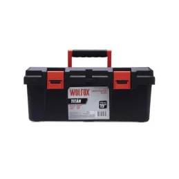  Cajas de Herramientas 19" Titan Plastico con Portacandado Wolfox WF3270 36.440678 Cajas de Herramientas 19" Titan Plastico con 