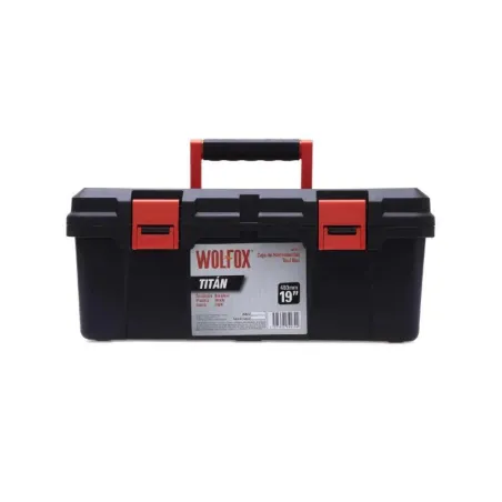  Cajas de Herramientas 16" Titan Plastico con Portacandado Wolfox WF3272 24.576271 Cajas de Herramientas 16" Titan Plastico con 