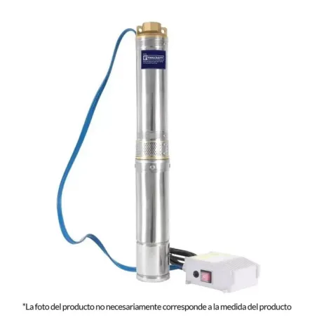  Bomba de Agua Sumergible 2" 1HP A54m P40m Bala Inox 220V ToolCraft TC5742 455.932203 Bomba de Agua Sumergible 2" 1HP A54m P40m 