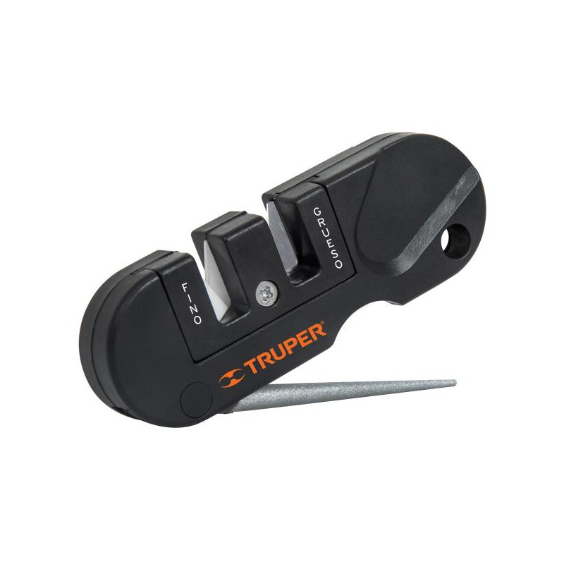  Afiladores de Cuchillos Mini 2Afildados Carburo de Tungsteno, Truper 14016 16.101695 Afilador de Cuchillos Para Cocina Portátil