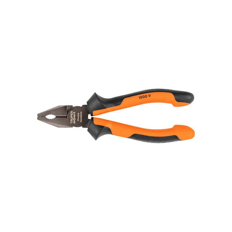  Alicates universal 6" Aislado 1000v ComfortGrip CrVanadio  Truper 12347 20.338983 Alicate Universal Aislado Electricista 6" Com
