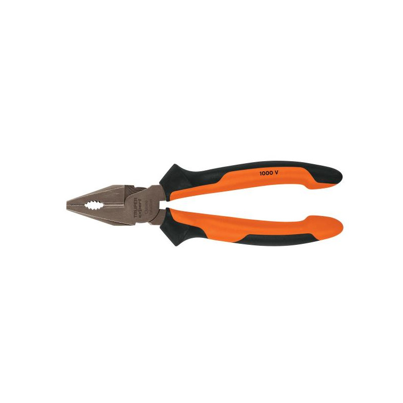  Alicates universal 8" Aislado 1000v ComfortGrip CrVanadio Truper 17330 24.576271 Alicate Universal Aislado Electricista 8" Comf