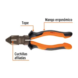  Alicates Universal 7" Aislado 1000v ComfortGrip CrVanadio Truper 17338 25.423729 Alicate Universal Aislado Electricista 7" Comf