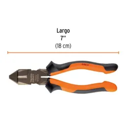  Alicates Universal 7" Aislado 1000v ComfortGrip CrVanadio Truper 17338 25.423729 Alicate Universal Aislado Electricista 7" Comf