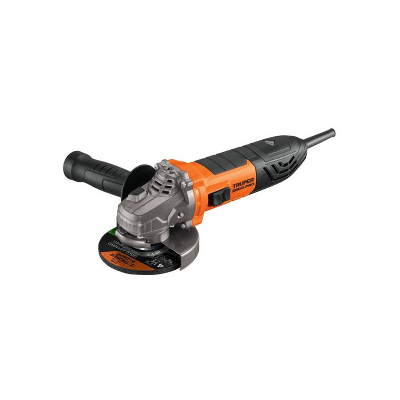  Amoladora 4-1/2 850W M14 Ergo-Pro Ergonomico, Truper 100735 99.152542 Amoladora Esmeril Angular 4-1/2" 800W Ergo-Pro, Truper 10