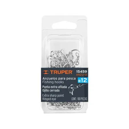  Anzuelo para Pesca #12 Blister 100Piezas, Truper 15459 9.322034 Anzuelo para Pesca N° 12 Blister con 100 Piezas, Truper 15459

