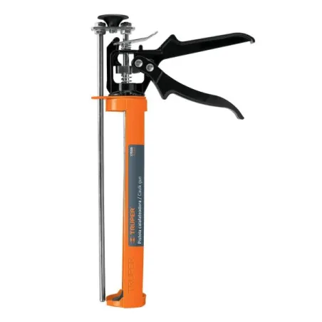  Aplicador de Silicona, Tipo Esqueleto Reforzado, Doble varilla de Empuje, PICA-X 17558 Truper 22.033898 Pistola para Silicona T