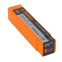  Brocas Concreto 1" x6" ZP3-1/2 Truper 11254 21.186441 Brocas Concreto 1" x6" ZP3-1/2 Truper 11254

Cuerpo de acero al cromo que